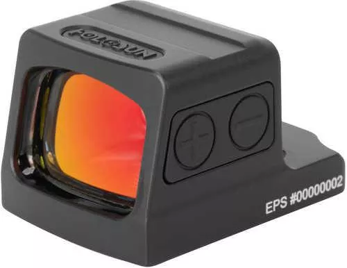 Holosun EPSGR2 Green 2 0.63 X 0.91 Black AFALSEdized 1X MOA Dot Reticle. Includes RMR To K Adapter Plate.