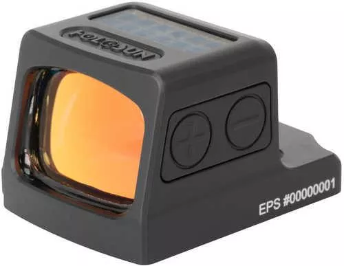 Holosun EPSRDMRS EPS Mrs Black AFALSEdized 1X 2/32 MOA Red Circle W/Dot Reticle