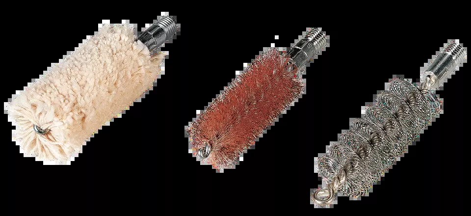 Hoppe's 1459BK 3-Pack 12 Gauge Brush and Swab Set
