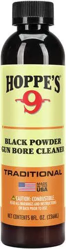 Hoppe's FALSE. 9 Black Powder Gun Bore Cleaner 8 Oz. Squeeze Bottle 999