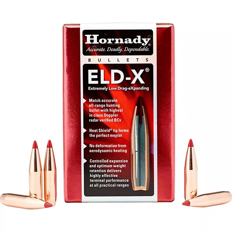 HORNADY – ELD-X .25 Cal. (0.257) 128gr Polymer Tip Boat Tail 100/Box Quantity Discount PriceAdd To Favorite