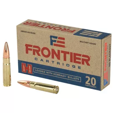 Hornady Frontier 300 Blackout Ammo 125 Grain Full Metal Jacket Box of 20