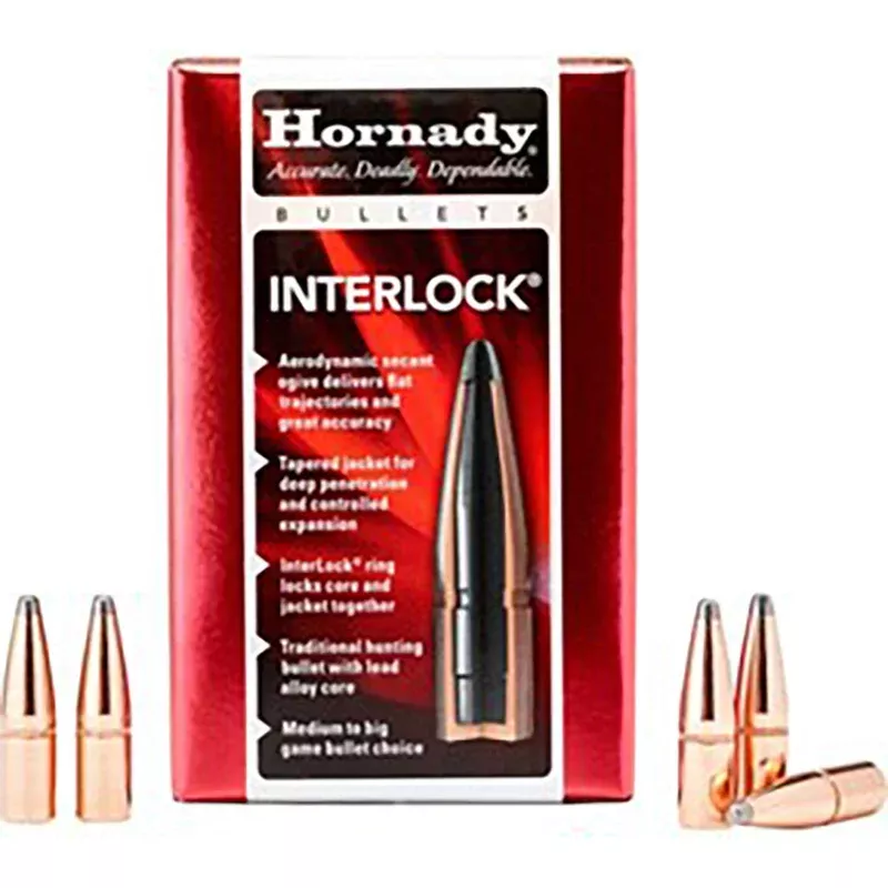 HORNADY – InterLock 35 Caliber (0.358″) 200gr Spire Point 100/Box Quantity Discount PriceAdd To Favorite