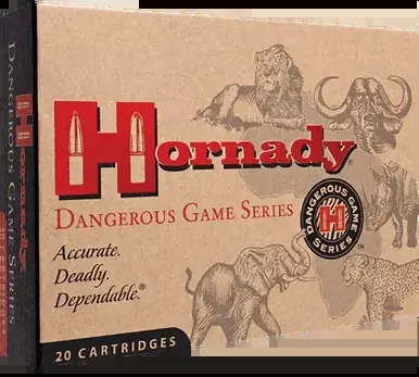 Hornady Rifle Ammo .375 H&H .375″ 300gr DGS 20/Box