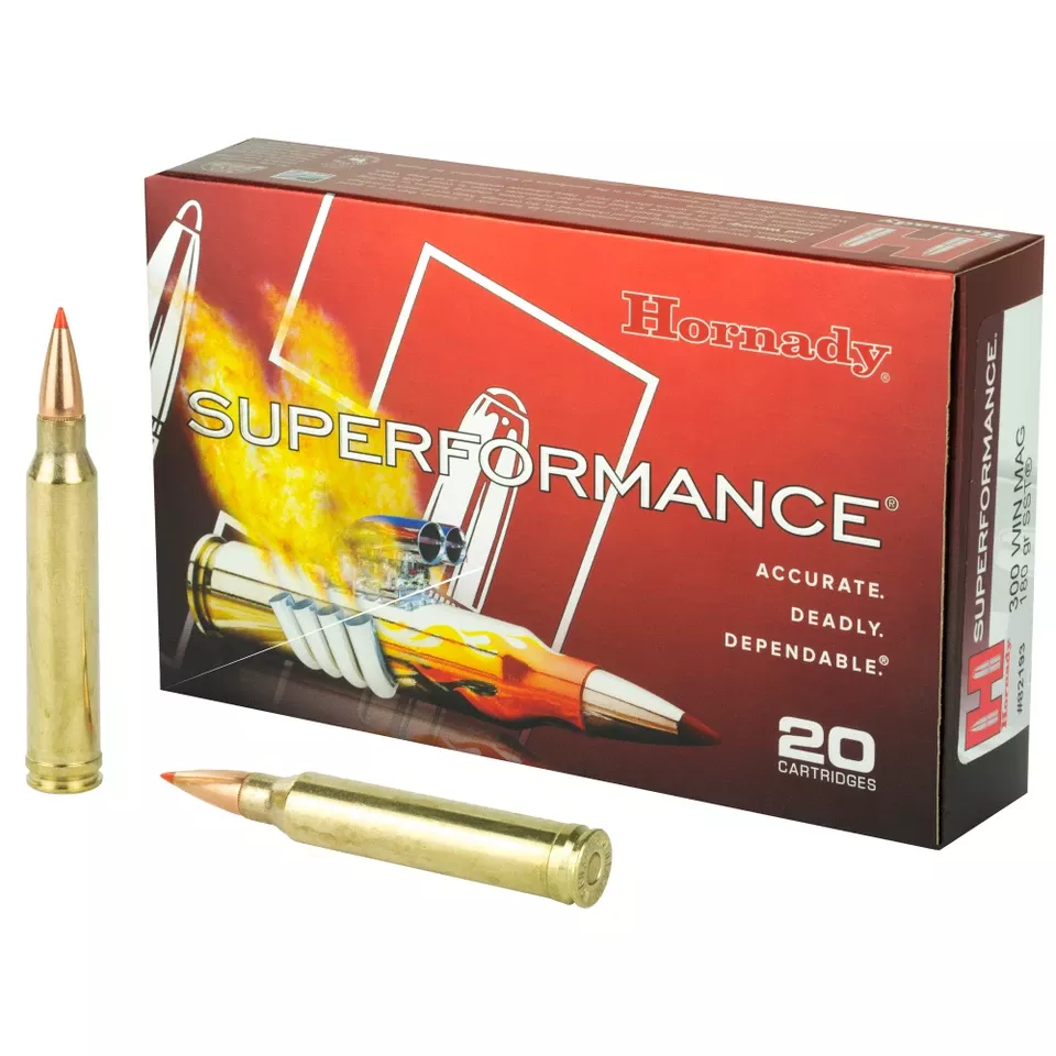 Hornady Superformance 300 Win Mag 180 Grain SST - 20 Rounds/200 Rounds