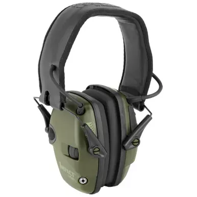 Howard Leight Impact Sport Electronic Earmuff | Ear Protection | OD Green | R-01526