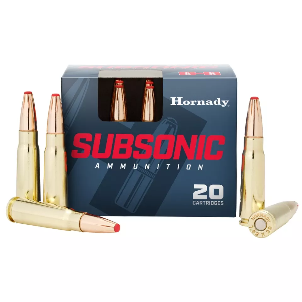 HRNDY 7.62X39 255GR SUB-X Ammunition Box (20 Rounds)