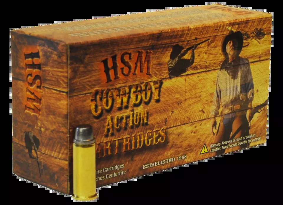 HSM 3571N Cowboy Action .357 Mag 158 gr SWC Ammo - 50 Rounds/Box, 10 Boxes/Case