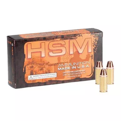 HSM Ammo .32 H&R Mag Ammo 100 Grain JHP Box of 50
