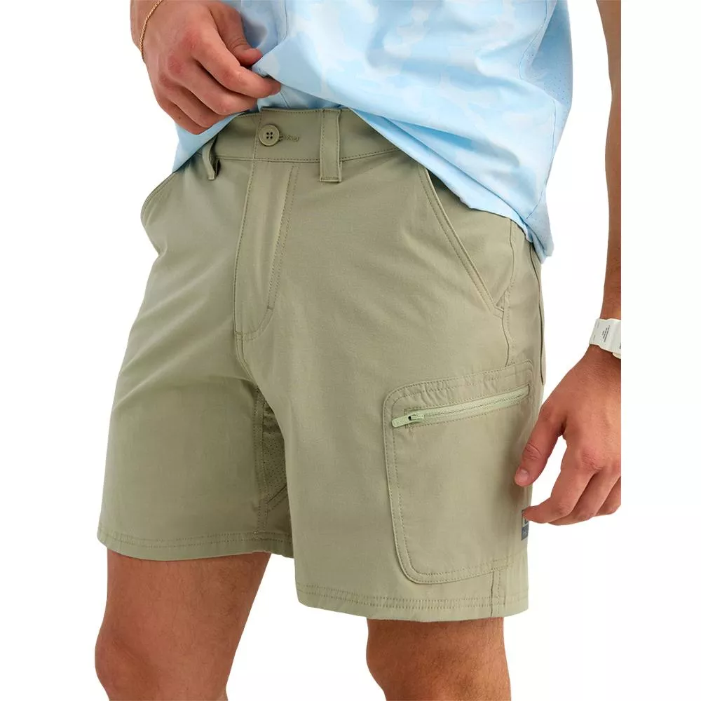 Huk Next Level 7″ Shorts Seagrass S