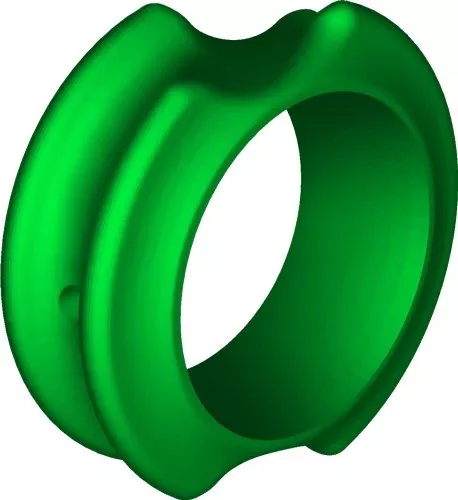 HUNTER 1/4" Green G5 Peep Sight Meta Pro Large
