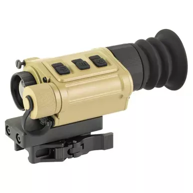 IRAYUSA RICO MICRO | Thermal Monocular | 1X Magnification | 25mm Objective | Multiple Reticles | Matte Finish | Tan | RH25V2