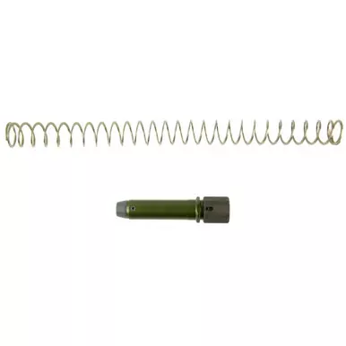 KAK Industry K-SPEC Enhanced | Buffer and Spring Kit | 4.7oz Gray Tip Buffer | Anodized Finish | Olive Drab Green | A5 Style Length | 522-0704-109