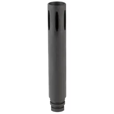 KAK Industry Retro Extended Flash Hider | 556NATO | Fits AR-15 | 1/2×28 | 6″ Long | Phosphate Finish | Black | AR15-MD-FH-001