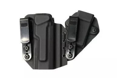 Kaos Concealment The Agent Holster For Glock 26/27| Holster | Holds One Magazine | Kydex | Black