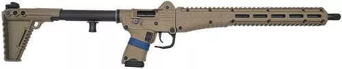 Kel-Tec SUB2000 Gen3 9mm Luger 10+1 16.15" Black Steel Threaded Barrel, Tan Picatinny Rail Aluminum Receiver, M-LOK Handguard, Tan Synthetic Folding Stock, Black Polymer Grip