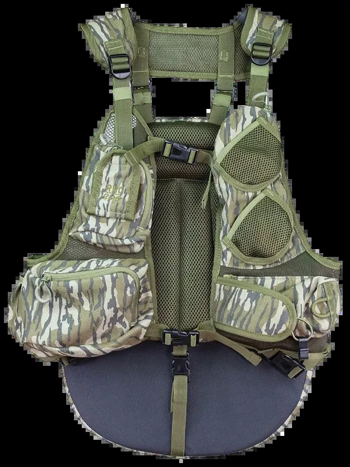 Knight & Hale Run N Gun Turkey Vest in Mossy Oak Bottomland Pattern