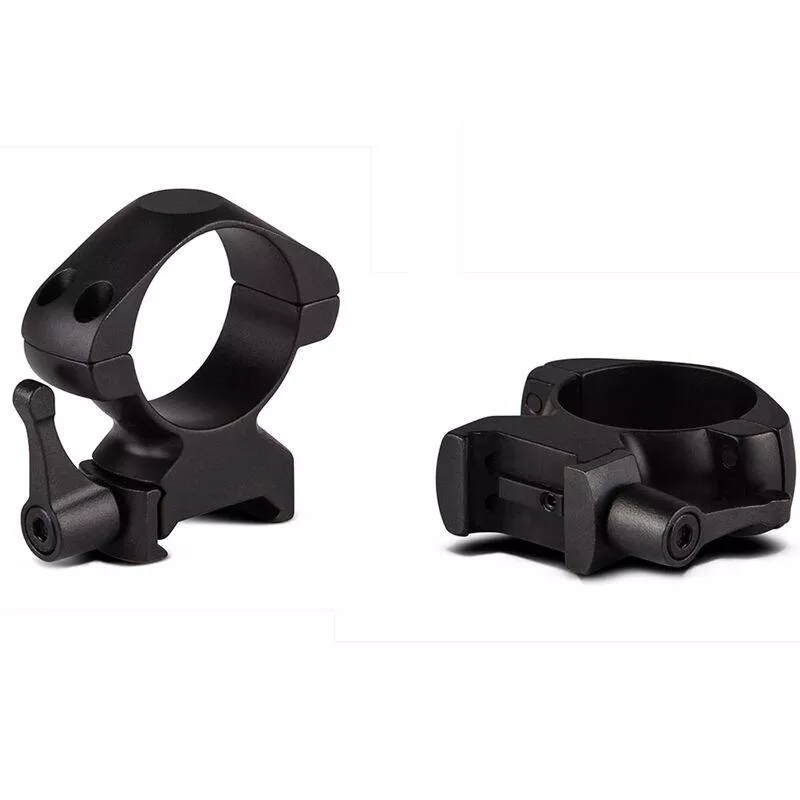 Konus 2-Piece Steel Riflescope Rings With Quick Release Lever 1″ Medium – Matte Black