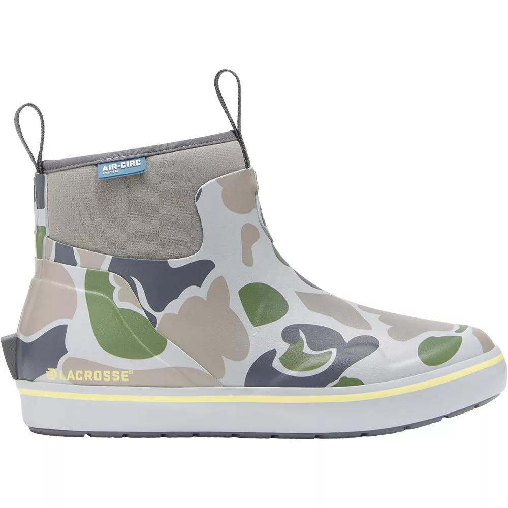 LaCrosse Alpha Deck Boot 6” Seagrass Duck Camo Women’s Size 9M