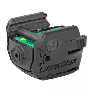 LaserMax Micro UniMax | Green Laser | Fits Picatinny | Black Finish | with Battery | MICRO-2-G