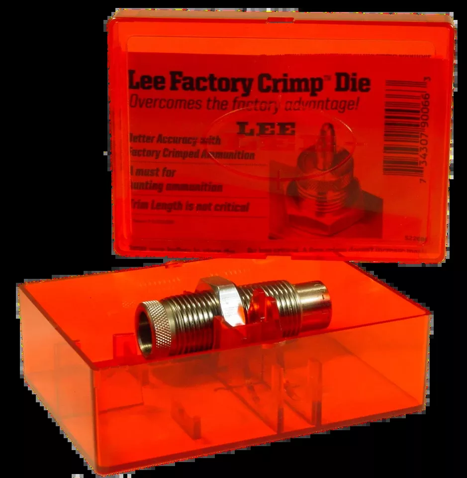 Lee Precision 90087 Factory Crimp Die for 22 TCM Bottle Neck Cartridges