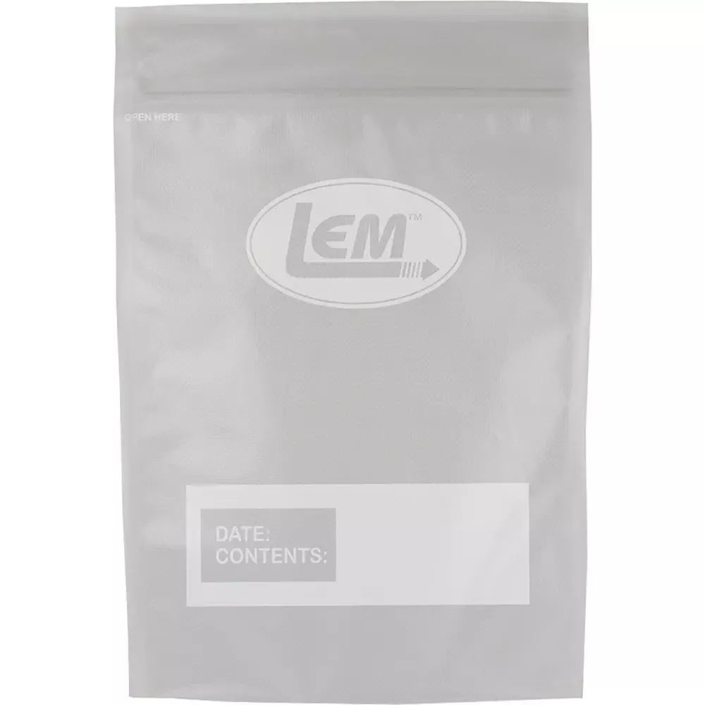 LEM Products MaxVac Zipper Top Vacuum Bags Gallon Size 11″x16″ – 20/ct