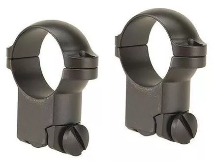 Leupold 2-Piece Solid Steel Ringmounts – Ruger M77 1″ Super High Matte Black
