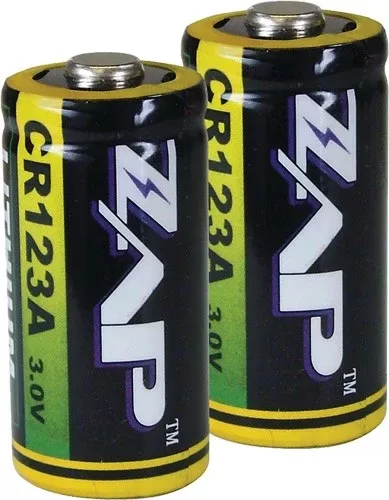 Lithium 2-Pack PSP ZAP CR123A Batteries
