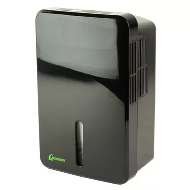 Lockdown Automatic Dehumidifier | Automatic Humidity Control | 1.5 Liter Tank Capacity | For Small to Medium Sized Rooms | Black | 1117251