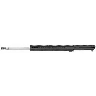 Luth-AR 24″ Bull Barrel Complete Upper Assembly | 223 Remington | Black Finish | 15″ Palm Handguard Keymod | Complete Barrel Assembly w/BCG | Fits AR-15 | FTBL-B24