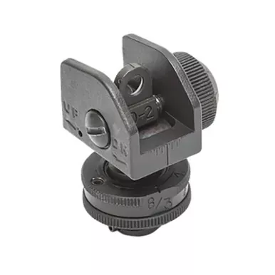 Luth-AR A2 Rear Sight Kit | Fits A2 Upper Receivers For AR-15 Firarms | Black | UR-21K