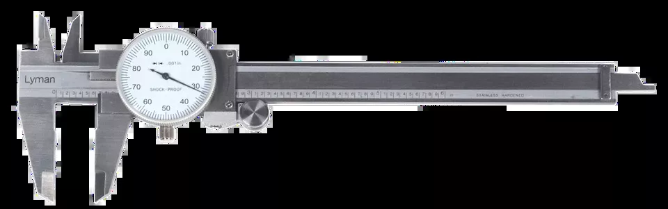 Lyman 7832212 Dial Caliper: Multi-Caliber Stainless Steel Precision Tool