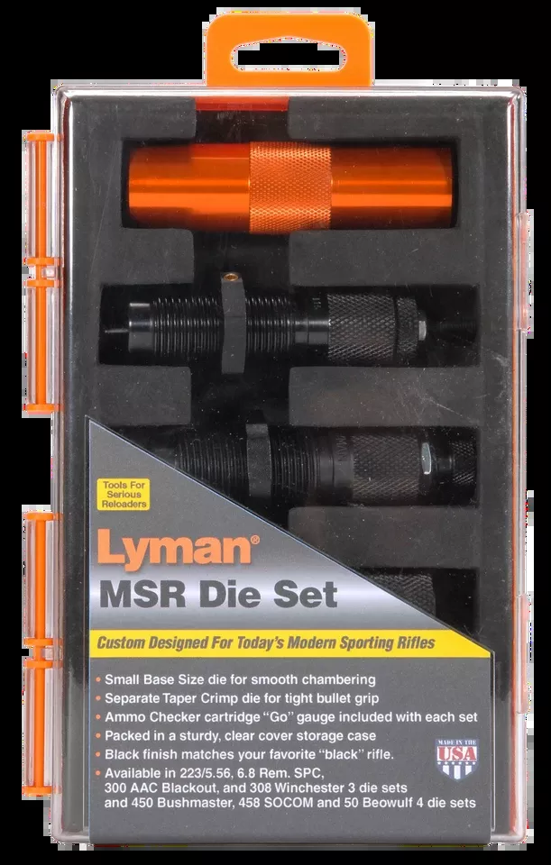 Lyman MSR Precision Die System for 300 Blackout - Model 7690104