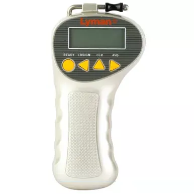 Lyman Products Digital Trigger Pull Gauge | Tool | Measures 0-12lb | 1/10 oz. Accuracy Zippered Case Gray Polymer Handle | 7832248