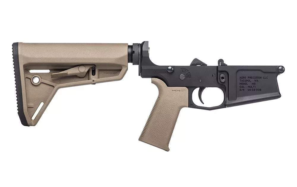 M5 Carbine Complete Lower Receiver with MOE SL Grip and SL Carbine Stock