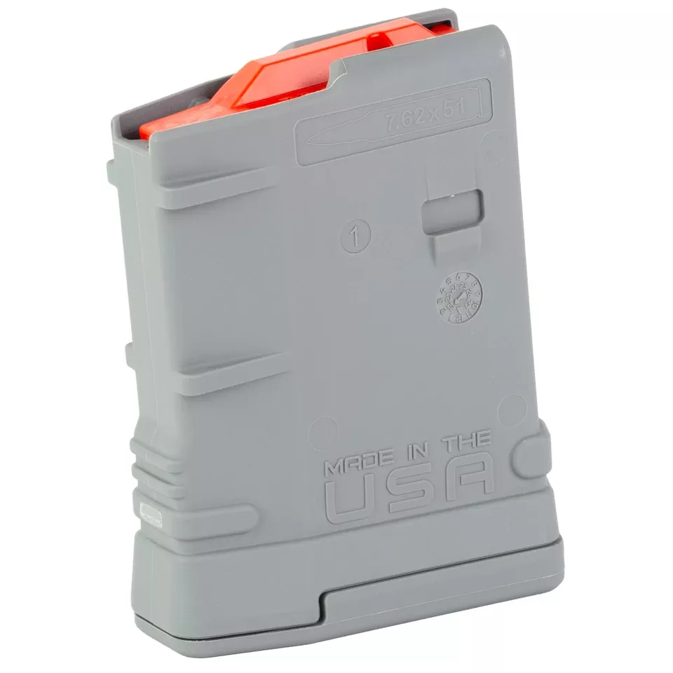 MAG AMEND2 SR25/AR10 7.62 GREY 10-ROUND MAGAZINE