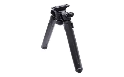 Magpul Bipod Hard Anodized 6061 T-6 Aluminum Fits M-LOK Rails 6.3″-10.3″ Length Weight 11oz Black Finish
