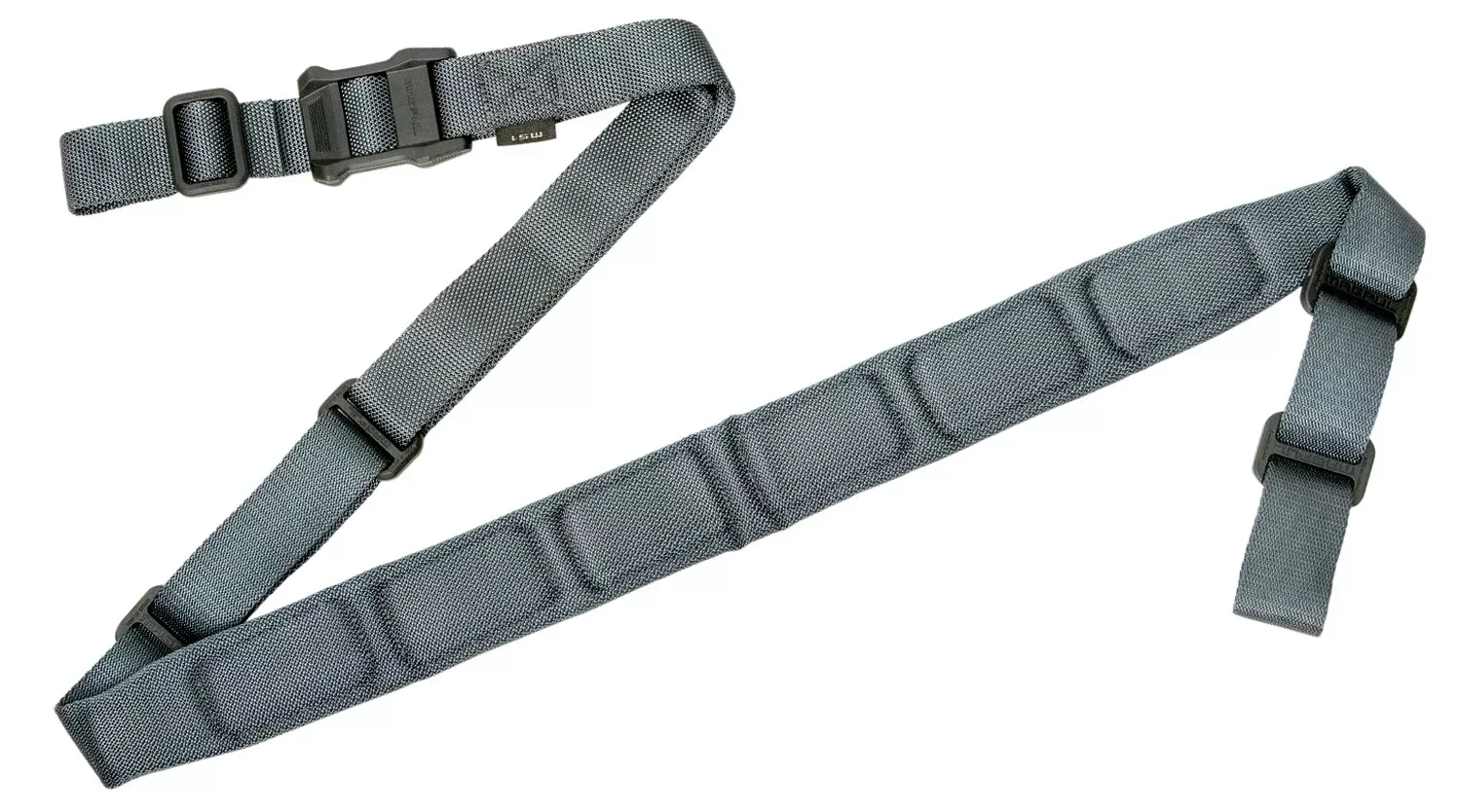Magpul MAG545GRY MS1 Sling Gray Nylon 48″-60″ OAL Padded Two-Point Rifle