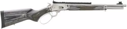 Marlin 1894 SBL Rifle 357 Mag 8+1 16.10" Stainless Polished Threaded Barrel & Picatinny Rail Receiver, Fixed Gray Laminate Stock