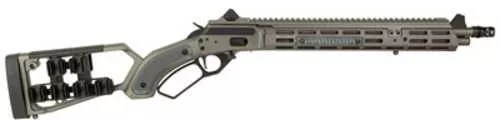 Marlin Firearms 1894 SBL Lever Action 44 Magnum, 44 Special, 16.1", Right Hand, 9 Rounds, Midwest Industries 1894 extended sight system and handguard, Midwest Industries Marlin lever stock and pistol grip, Mad PigCustoms enhanced 1894 lever, Angled S