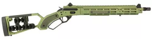 Marlin Firearms 1894 SBL Lever Action Rifle 357 Magnum 16.10" Right Hand 8 Rounds, Midwest Industries 1894 extended sight system and handguard, Midwest Industries Marlin lever stock and pistol grip, Mad Pig Customs enhanced 1894 lever, Angled Spade D
