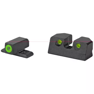 Meprolight Hyper-Bright | Tritium Sight Set | Green Front/Green Rear | Fits Sig Sauer | All P Series 9MM/357SIG 0401103111