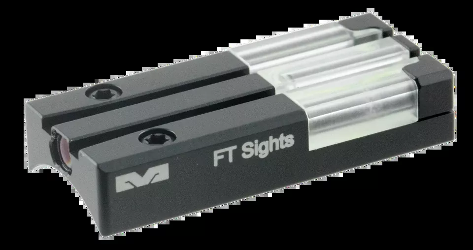 Meprolight USA FT Bullseye Rear Sight for Remington R1 - Green Tritium FO/Black Frame
