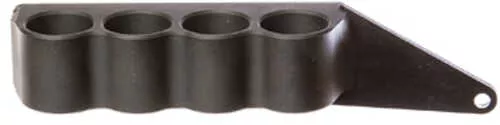 Mesa Tactical SureShell | 4-Shell Side Saddle | Fits Moss 500/590A1/Mav88 | 12 Gauge | Left Side | Matte Finish | Black | 91240