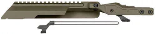 Midwest Industries Alpha AK Railed Top Cover/Dust Cover | Fits Most AKM Pattern Rifles | Only Compatible with Alpha Series Handguard | Black | MI-AK-ALPHA-RTC