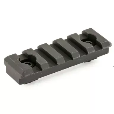 Midwest Industries M-LOK 1913 Milspec Rail Section | 5 Slot | M-LOK compatible | Black | MI-5MR