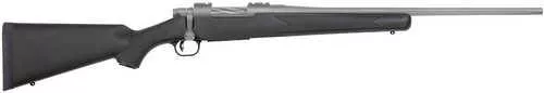 Mossberg Patriot Full Size 350 Legend 4+1 22" Stainless Cerakote Fluted Barrel, Drilled & Tapped Stainless Cerakote Stainless Steel Receiver, Black Fixed Synthetic Stock