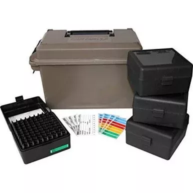 MTM Ammo Can Combo AC50 Dark Earth with 4 RS-100 Boxes
