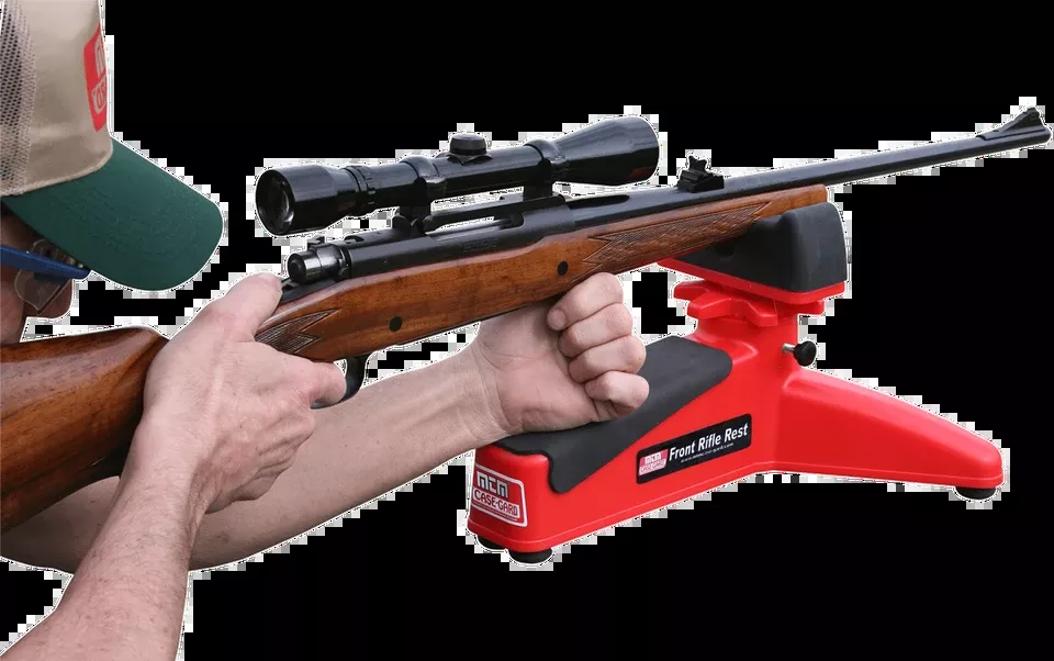 MTM Case-Gard FRR30 Front Rifle Rest in Red Polymer