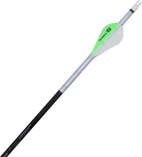 NAP Quikfletch QuickSpin Fletch Rap White and Green 4 in.